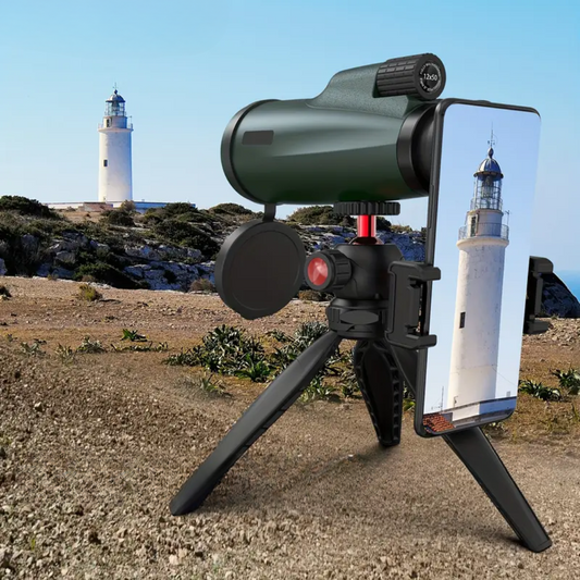 OutdoorzLand – 12x50 Monocular Telescope with High-Definition Optics and Waterproof Design