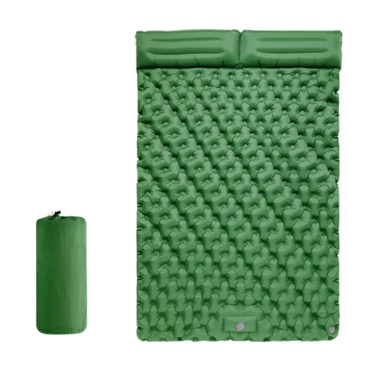 OutdoorzLand – Double Inflatable Mattress for Camping and Outdoor Comfort