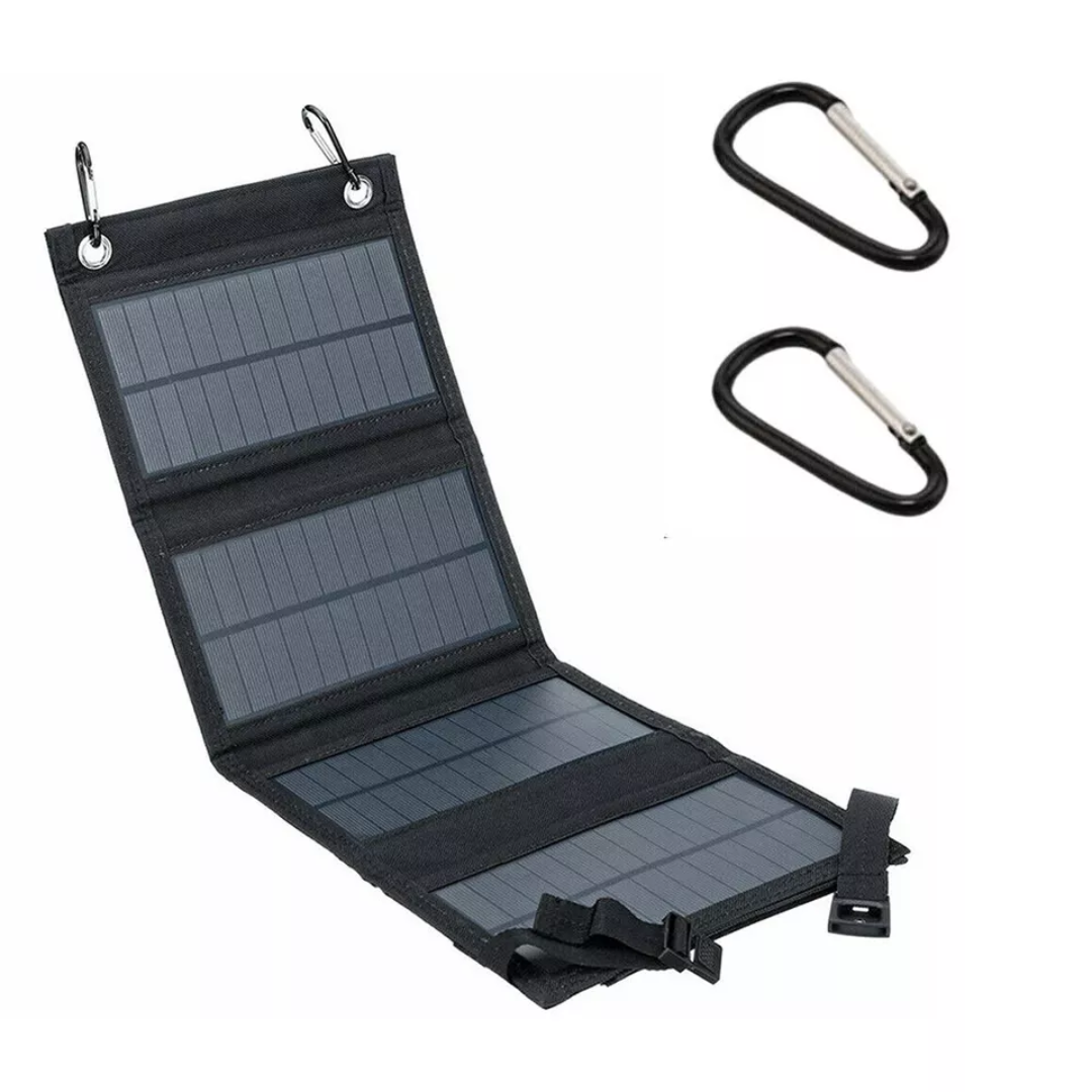 OutdoorzLand – Foldable Solar Panel with 12W Output and USB Charging Port