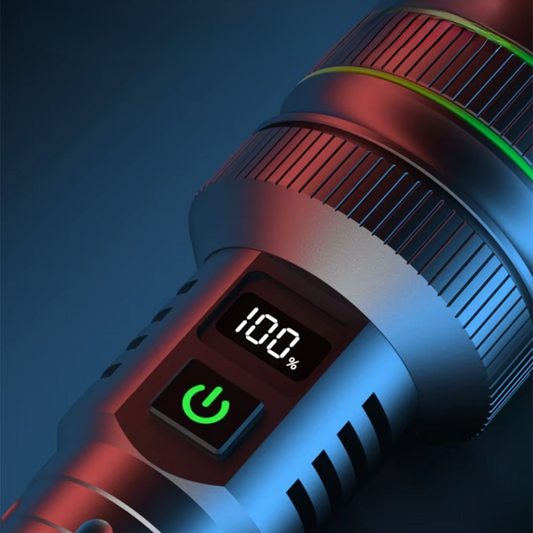 Zoomable LED Flashlight – Long Range Beam with Adjustable Focus
