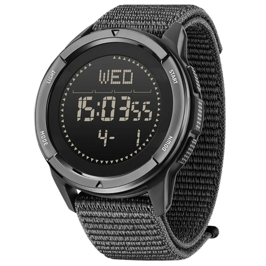 Lightweight Carbon Fiber Outdoor Watch – Water-Resistant with Fitness Tracking