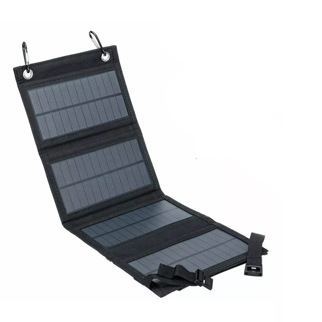 OutdoorzLand – Foldable Solar Panel with 12W Output and USB Charging Port