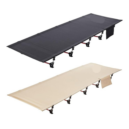 Foldable Outdoor Camping Bed – Lightweight Design with Elevated Support